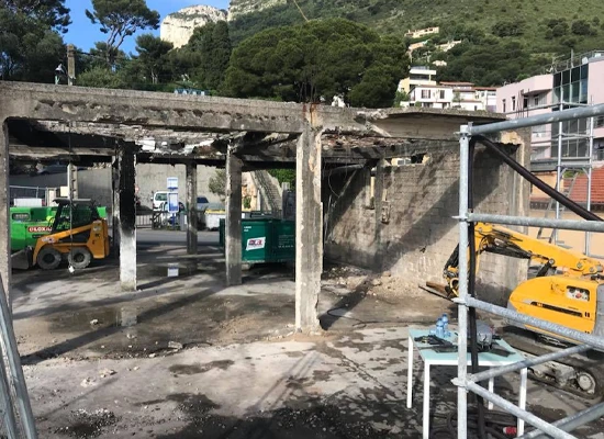 location benne dechet incendie monaco